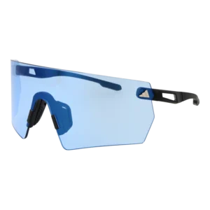 Adidas Sport Monoscheibe Sonnenbrille SP0098 0002X in Schwarz – 45° Seitenansicht